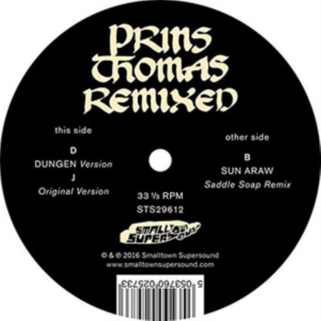 THOMAS, PRINS | DUNGEN / SUN ARAW REMIXES | VINYL RECORD (LP)