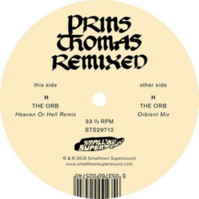 PRINS THOMAS | ORB REMIXES | VINYL RECORD (LP)