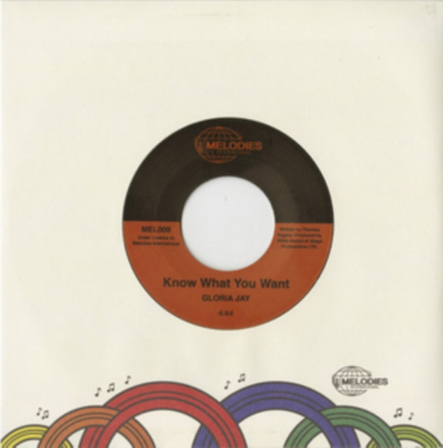 JAY, GLORIA | KNOW WHAT YOU WANT B/W I'M GONNA MAKE IT | 7IN VINYL