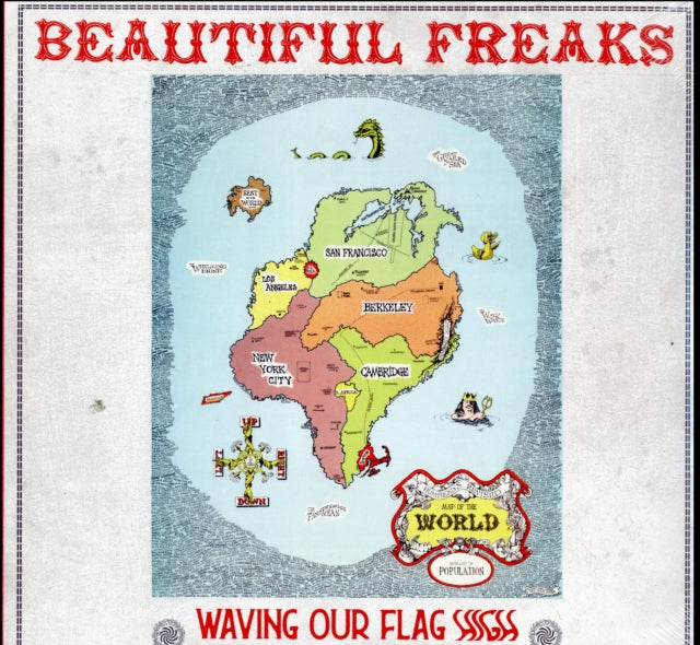 VARIOUS ARTISTS | BEAUTIFUL FREAKS - WAVING OUR FLAG HIGH, WAVE ON, WAVE ON: MUSIC FROM THE ORIGINAL COUNTER CULTURE | VINYL RECORD (LP)