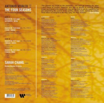 CHANG, SARAH | VIVALDI: THE FOUR SEASONS | VINYL RECORD (LP)