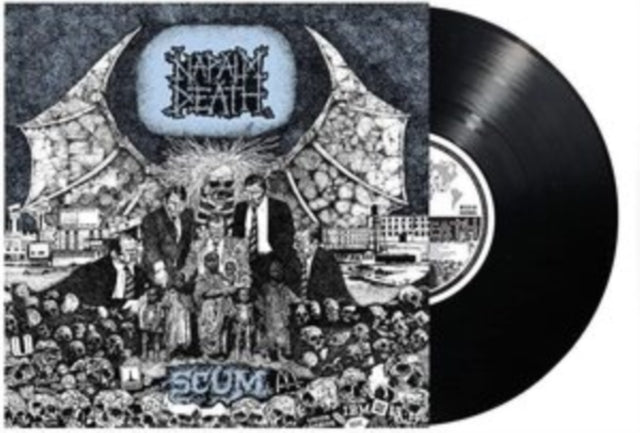 NAPALM DEATH | SCUM (BLUE VINYL) | VINYL RECORD (LP)