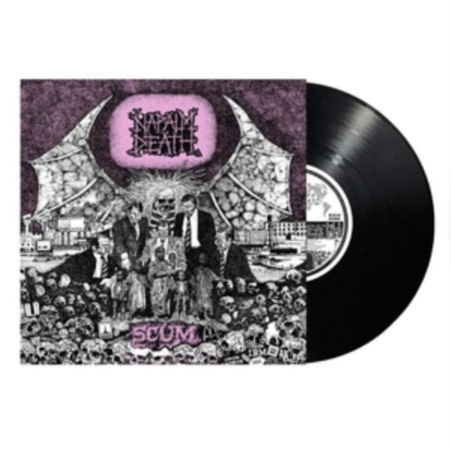 NAPALM DEATH | SCUM (PINK VINYL) | VINYL RECORD (LP)