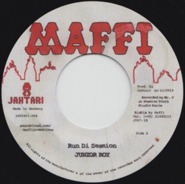 JUNIOR ROY LORD SASSAFRASS | RUN DI SESSION / TALKING YARDIE | VINYL RECORD (LP)