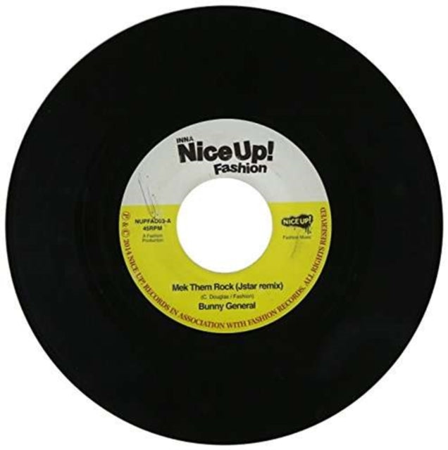 BUNNY GENERAL | MEK THEM ROCK (JSTAR REMIX) | 7IN VINYL