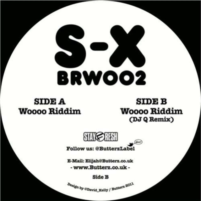 S-X | WOOOO RIDDIM/DJ Q MIX | 12IN VINYL