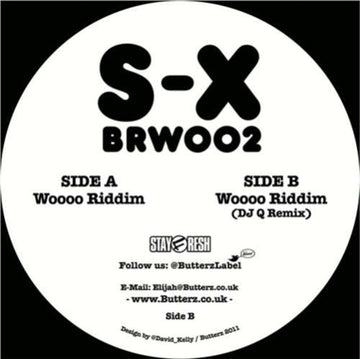 S-X | WOOOO RIDDIM/DJ Q MIX | 12IN VINYL