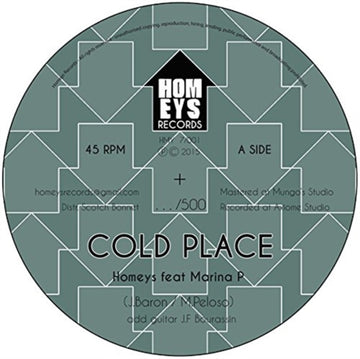 HOMEYS (FT MARINA P) | COLD PLACE | 7IN VINYL