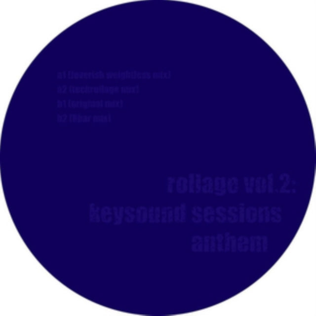 BLACKDOWN | ROLLAGE VOL.2: KEYSOUND SESSIONS ANTHEM | 12IN VINYL