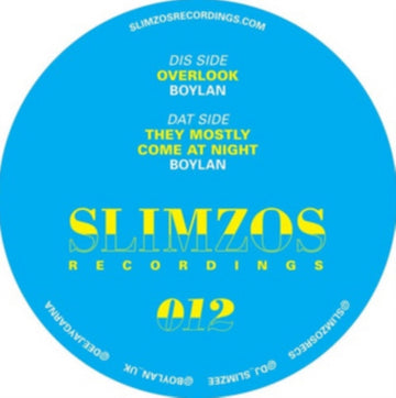 BOYLAN | OVERLOOK / MOSTLY COME AT NIGHT | 12IN VINYL