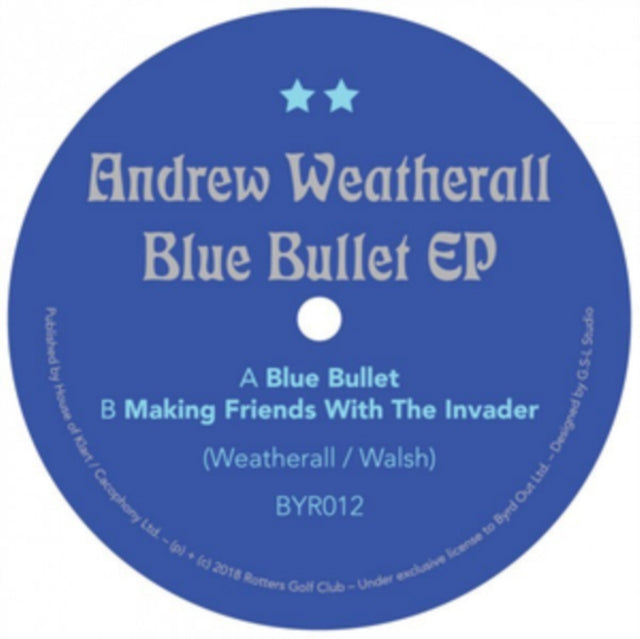 WEATHERALL, ANDREW | BLUE BULLET EP | MUSIC CASSETTE