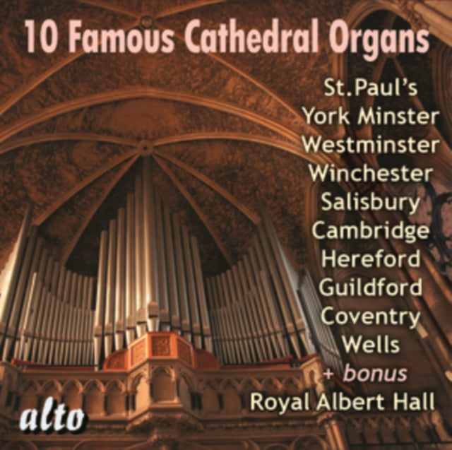 CLEOBURY, STEPHEN | 10 FAMOUS CATHEDRAL ORGANS | CD