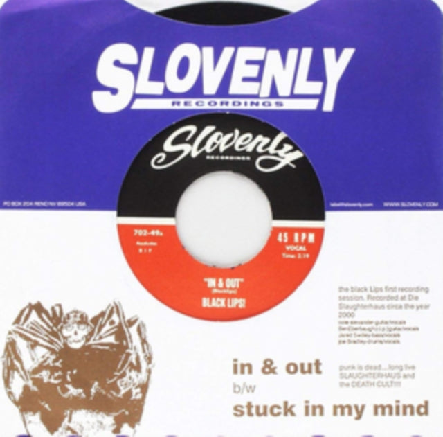 BLACK LIPS | IN & OUT/STUCK IN MY MIND | 7IN VINYL