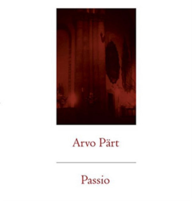 ARVO PART | PASSIO | VINYL RECORD (LP)