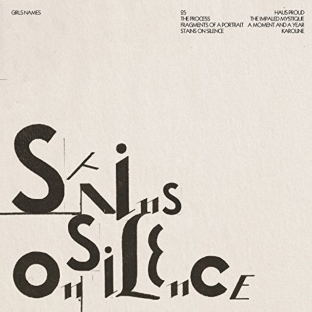 GIRLS NAMES | STAINS ON SILENCE (COLOUR VINYL) | VINYL RECORD (LP)