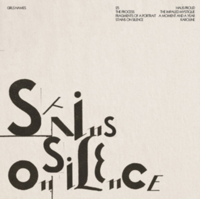 GIRLS NAMES | STAINS ON SILENCE | VINYL RECORD (LP)