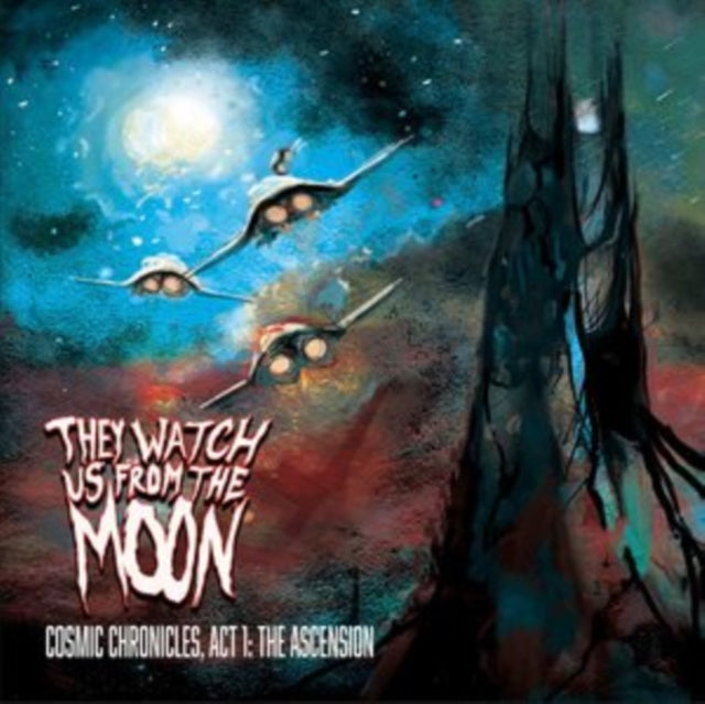THEY WATCH US FROM THE MOON | CHRONICLE: ACT 1, THE ASCENSION (BLUE & PURPLE COSMIC SWIRL VINYL) | VINYL RECORD (LP)