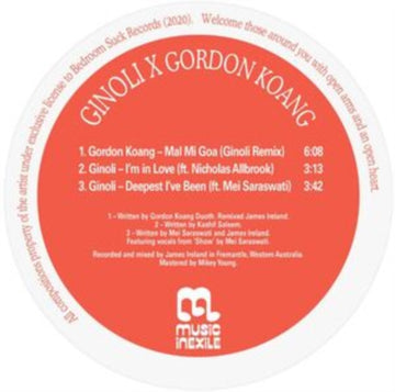 GORDON KOANG, GINOLI | MAL MI GOA (GINOLI REMIX) | VINYL RECORD (LP)