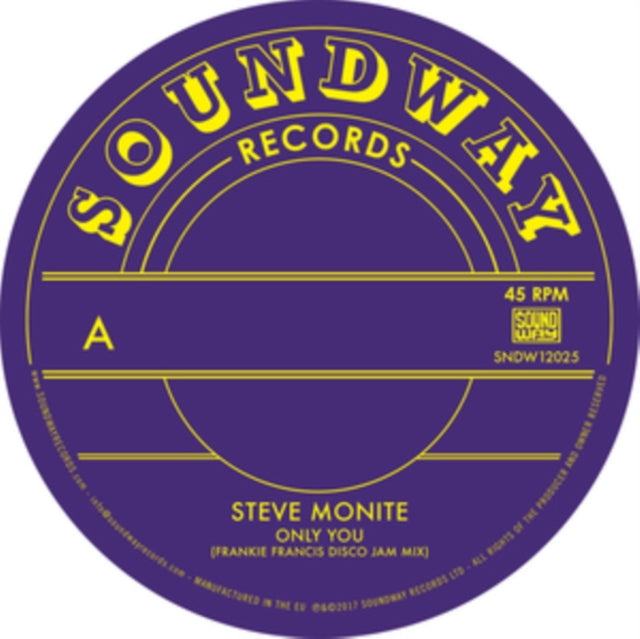 MONITE, STEVE; TABU LEY ROCHEREAU | ONLY YOU/HAFI DEO | 12IN VINYL
