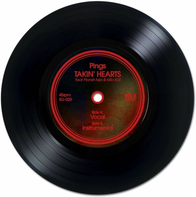 PINGS | TAKING HEARTS | 7IN VINYL