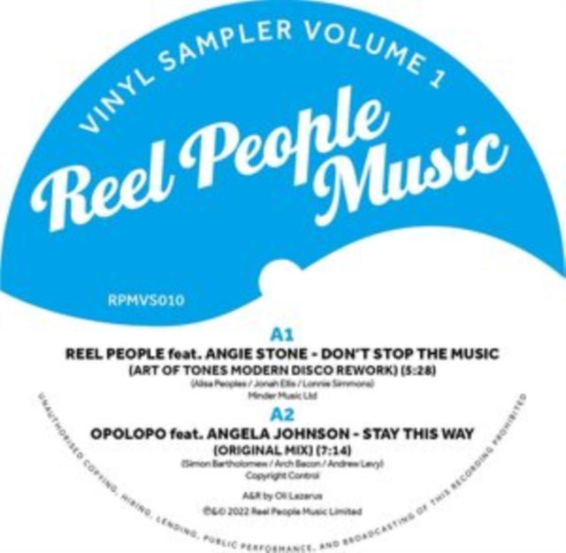 VARIOUS ARTISTS | REEL PEOPLE MUSIC : VINYL SAMPLER VOLUME 1 (BLUE VINYL) | VINYL RECORD (LP)