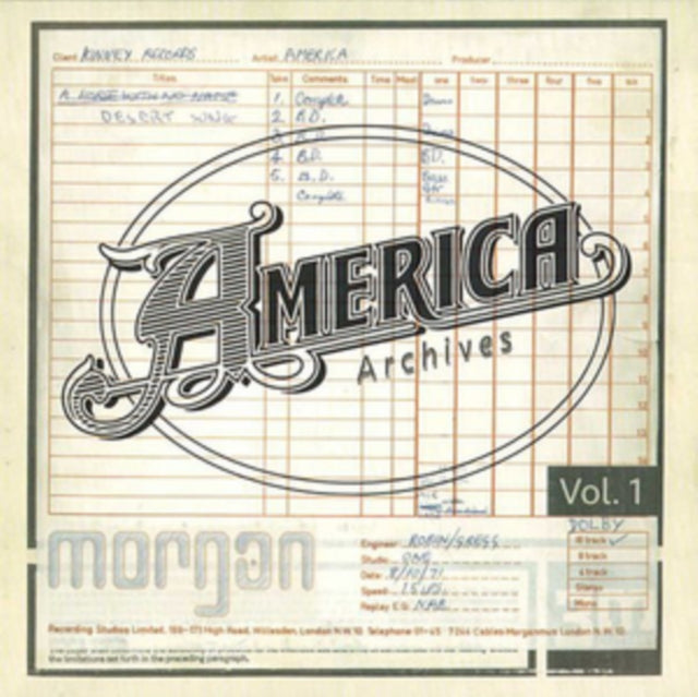 AMERICA | ARCHIVES VOL 1 | CD