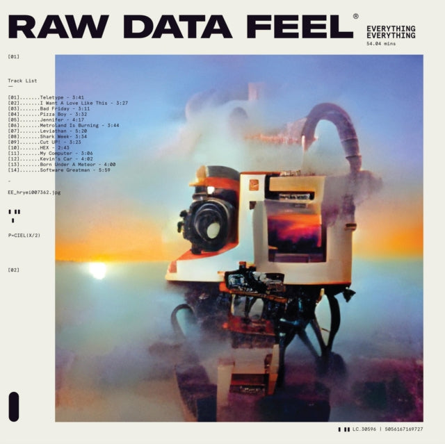 EVERYTHING EVERYTHING | RAW DATA FEEL (CLEAR VINYL) | VINYL RECORD (LP)