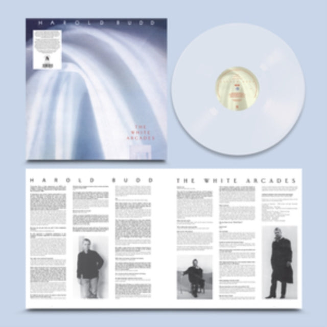BUDD, HAROLD | WHITE ARCADES (CLEAR VINYL) | VINYL RECORD (LP)