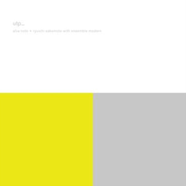 NOTO, ALVA & RYUICHI SAKAMOTO | UTP (REMASTER) (2LP) | VINYL RECORD (LP)