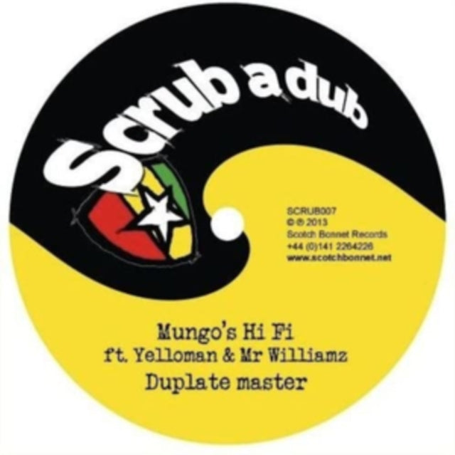 MUNGO'S HI FI (FT YELLOWMAN & MR WILLIAMZ) | DUBPLATE MASTER | 12IN VINYL