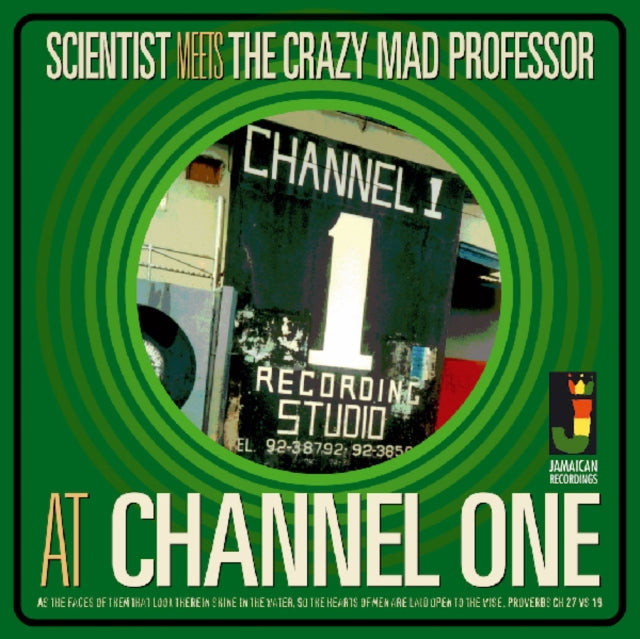 SCIENTIST MEETS THE CRAZY MAD PROFESSOR | AT CHANNEL ONE | VINYL RECORD (LP)