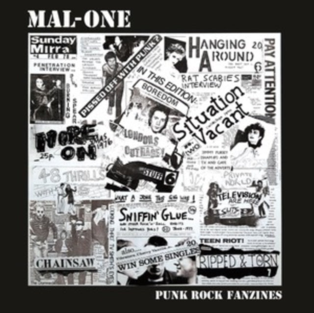 MAL-ONE | PUNK ROCK FANZINES | 7IN VINYL