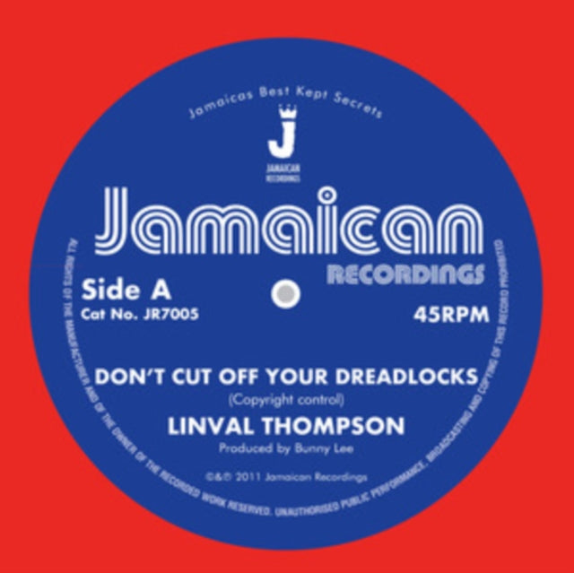 THOMPSON, LINVAL | DONT CUT OF YOUR DREADLOCKS | 12IN VINYL