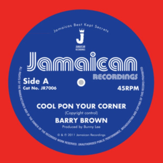 BROWN, BARRY | COOL PON YOUR CORNER | 12IN VINYL