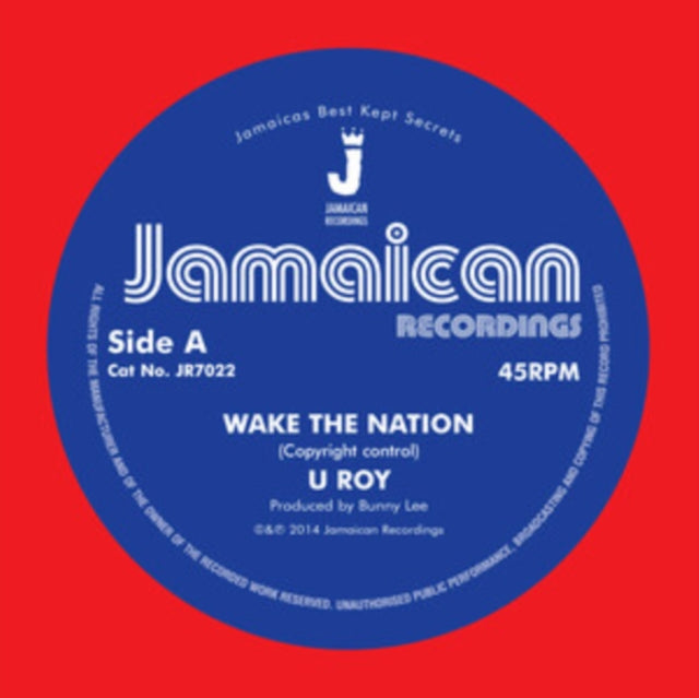 U ROY | WAKE THE NATION/NON VIOLENCE | 7IN VINYL