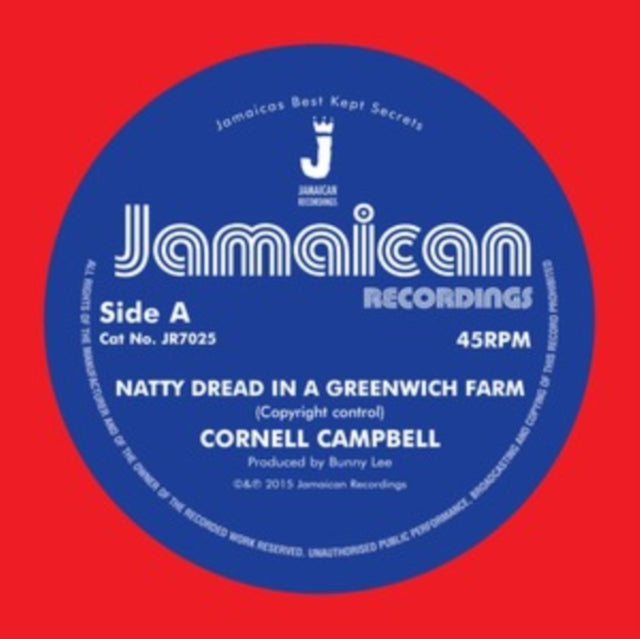 CAMPBELL, CORNELL | NATTY DREAD IN A GREENWICH FARM | 7IN VINYL