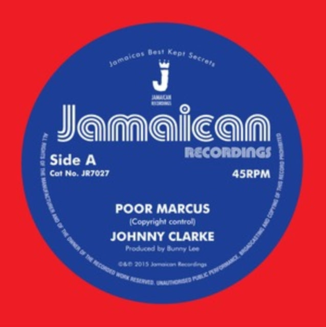 CLARKE, JOHNNY | POOR MARCUS | 7IN VINYL