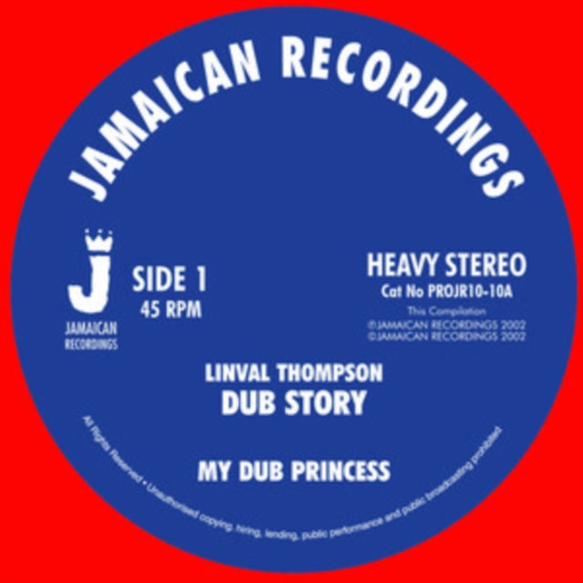 THOMPSON, LINVAL | MY DUB PRINCESS | 10IN VINYL