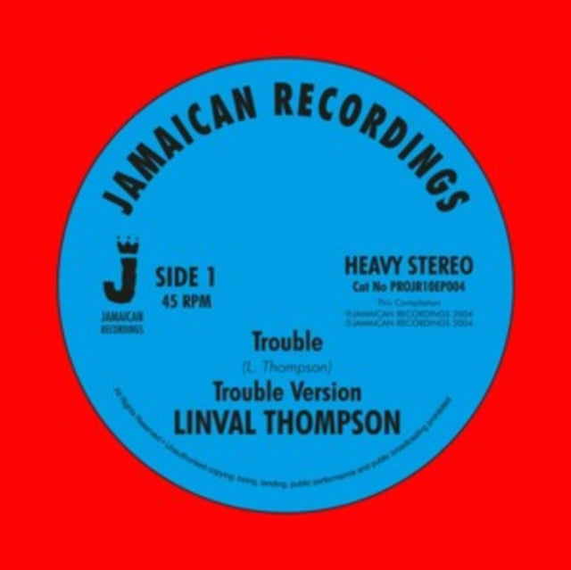 THOMPSON, LINVAL | TROUBLE EP | 10IN VINYL