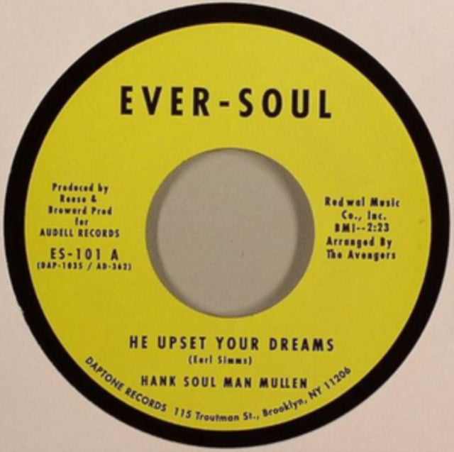 HANK SOUL MAN MULLEN | HE UPSET YOUR DREAMS | VINYL RECORD (LP)