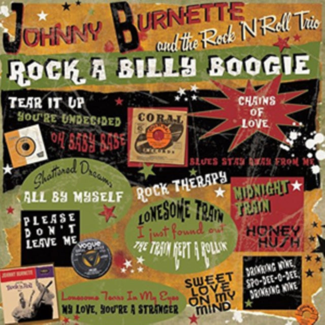 BURNETTE, JOHNNY & THE ROCK N ROLL TRIO | ROCK A BILLY BOOGIE | VINYL RECORD (LP)