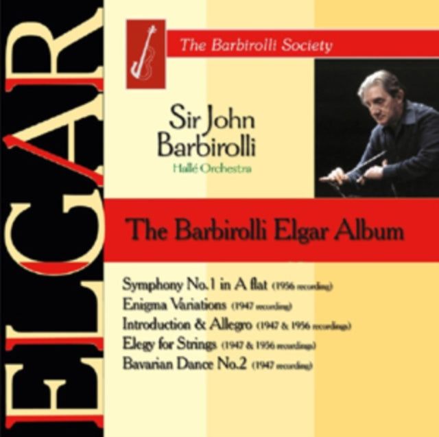 BARBIROLLI, JOHN | ELGAR - SYMPHONY NO 1 / ENGI | CD