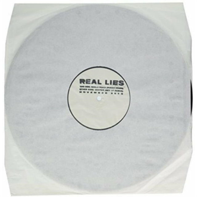 REAL LIES | WORLD PEACE / DEEPER - THE REM | 12IN VINYL