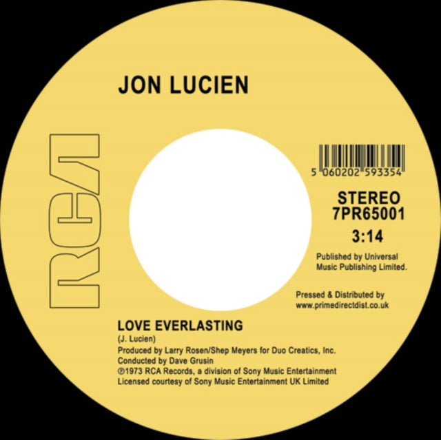 LUCIEN, JON | LADY LOVE / LOVE EVERLASTING | 7IN VINYL