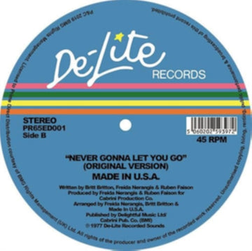 NEVER GONNA LET YOU GO (THEO PARRISH UGLY EDIT) | 12IN VINYL