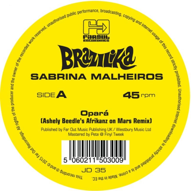 MALHEIROS, SABRINA | OPARA | 12IN VINYL