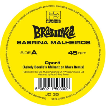 MALHEIROS, SABRINA | OPARA | 12IN VINYL