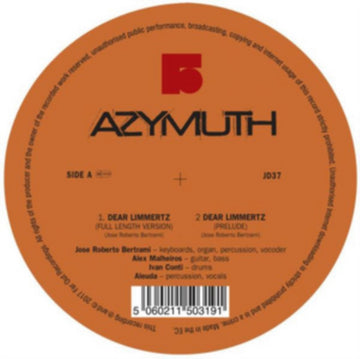 AZYMUTH | DEAR LIMMERTZ / MARACANA | 12IN VINYL