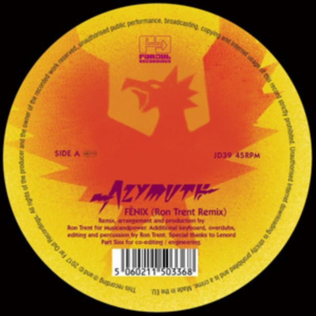AZYMUTH | FENIX (RON TRENT REMIX) | 12IN VINYL