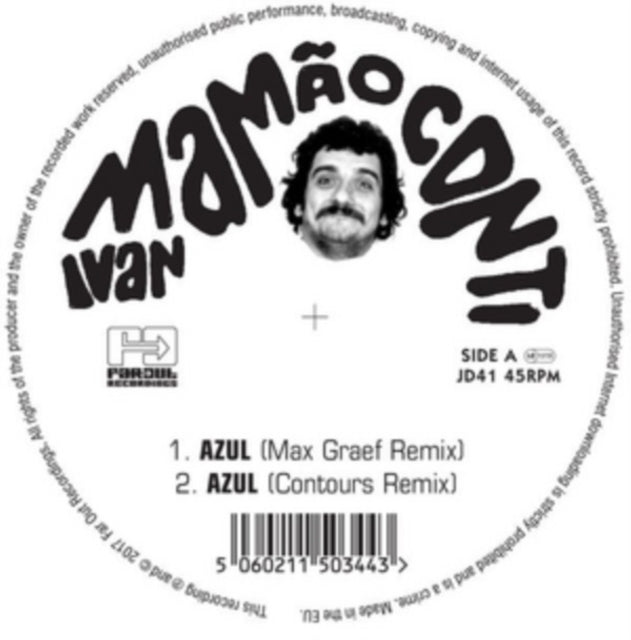 CONTI, IVAN | AZUL (MAX GRAEF, CONTOURS & GLENN ASTRO REMIXES) | 12IN VINYL